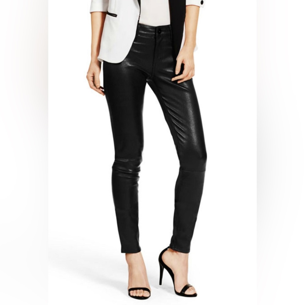 DL1961 BLACK LEATHER FLORENCE INSTASCULPT PANTS | RADAR,  28 | Lambskin